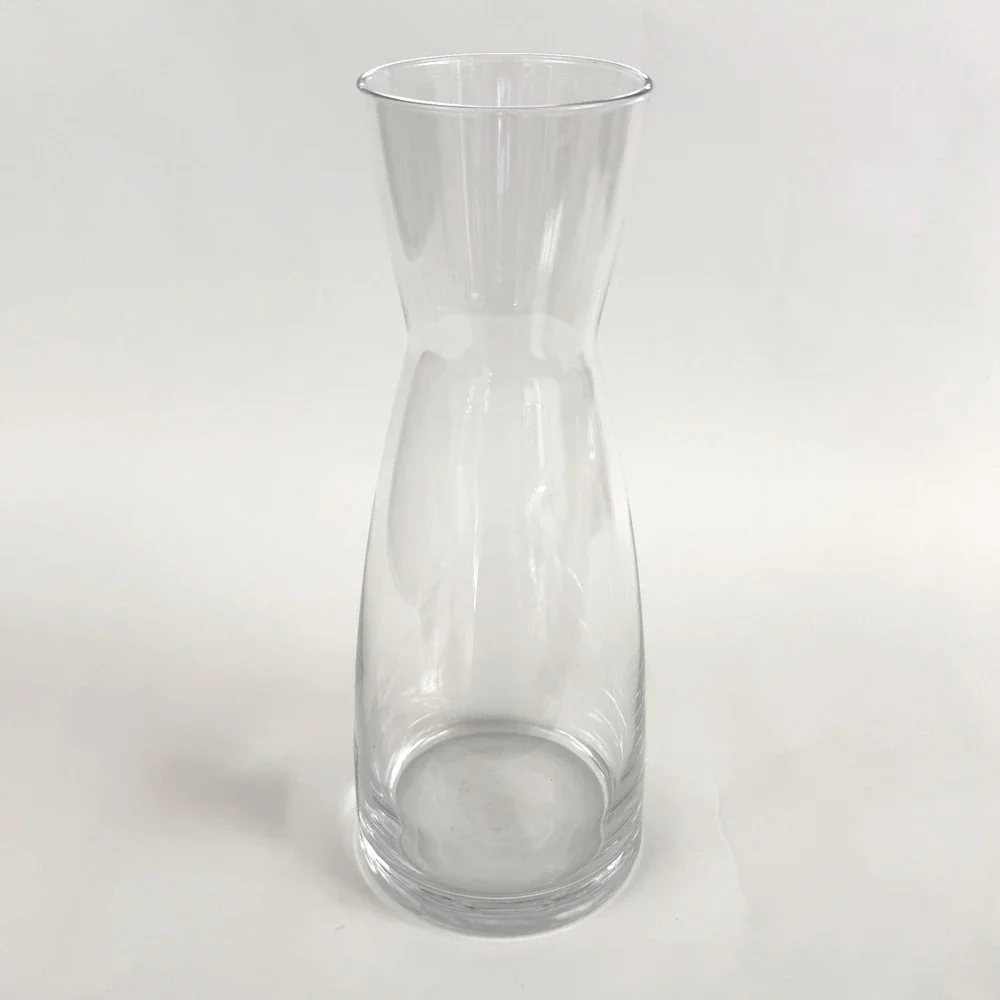 Bormioli Rocco Ypsilon Italian Clear Glass Carafe Decanter 36.5 oz Made in Italy